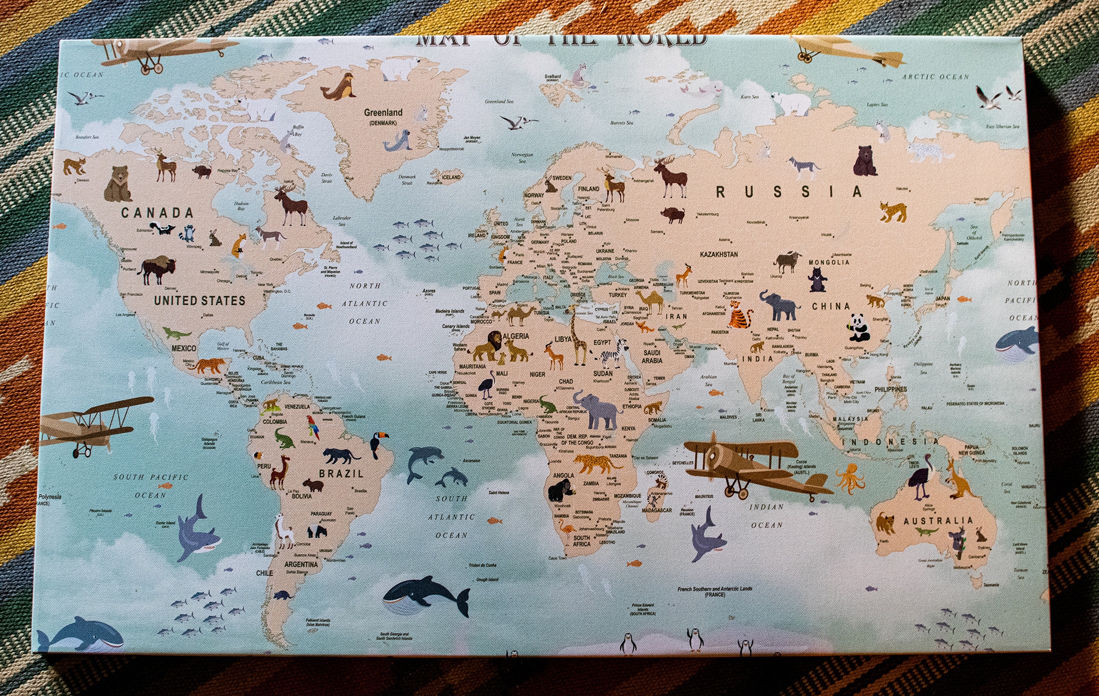 Corners of the Writing World with Photowall